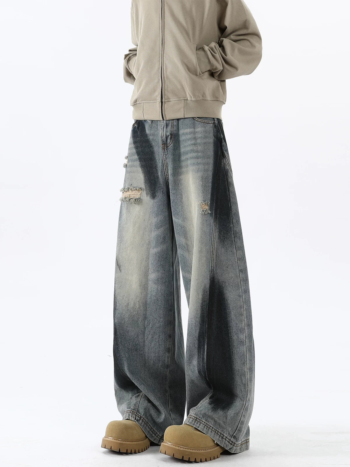 Sunkissed Fade Slouch Denim Pants