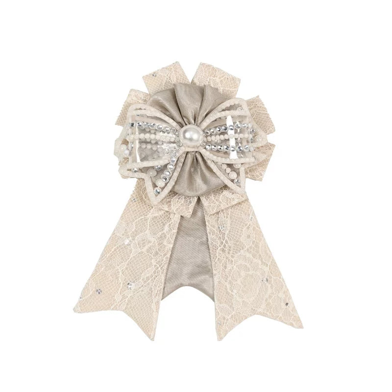 Cream Ruffle Bow Tiered Midi Dress