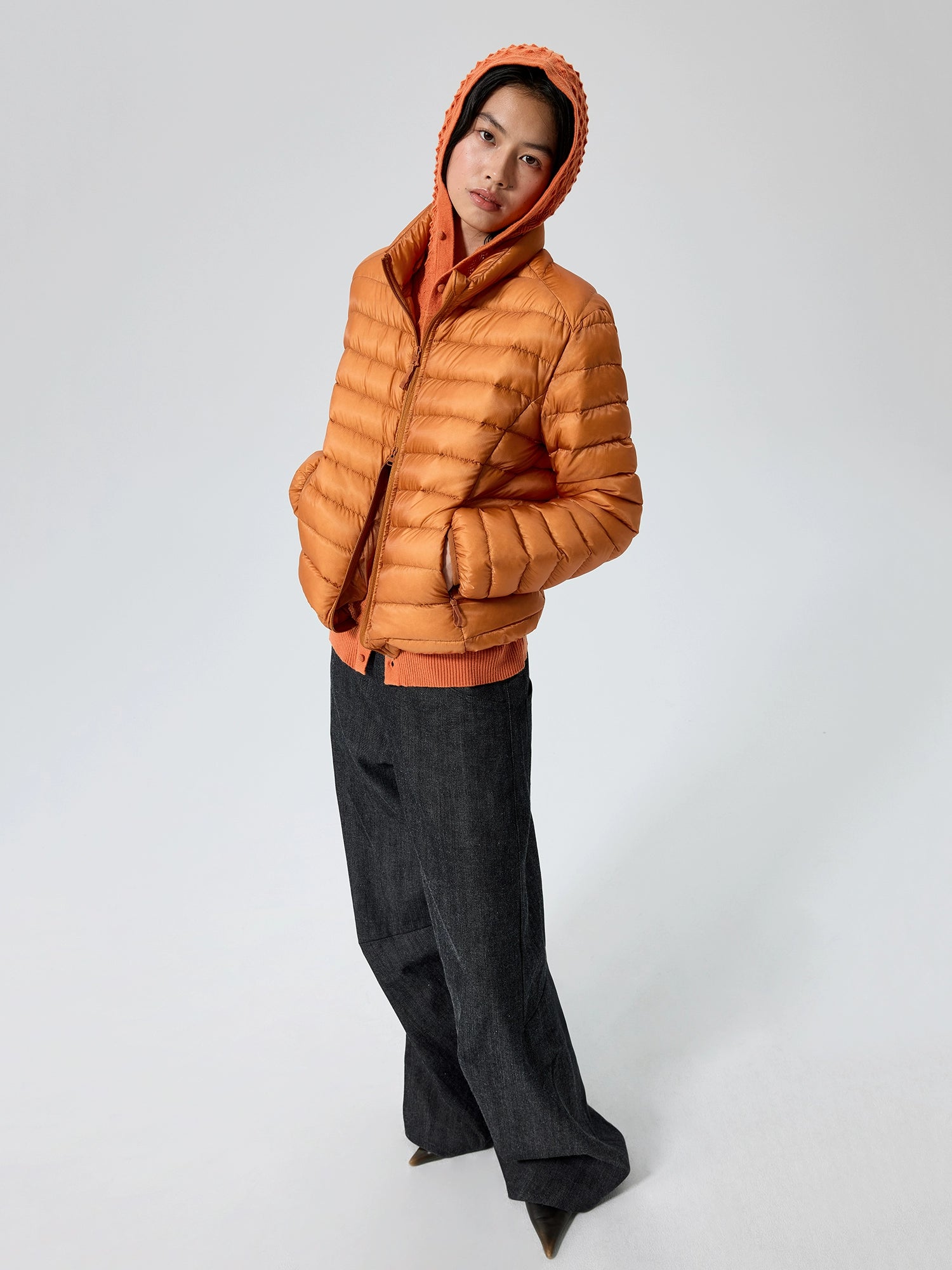 Amber Loft Hooded Puffer Jacket