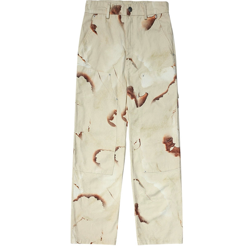 Fire-Washed Vintage Logger Pants - chiclara