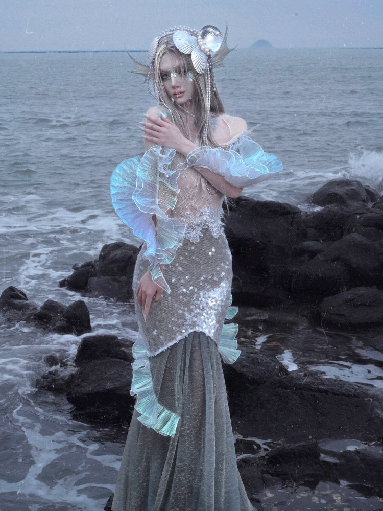 Polarized Gown Mermaid Dress