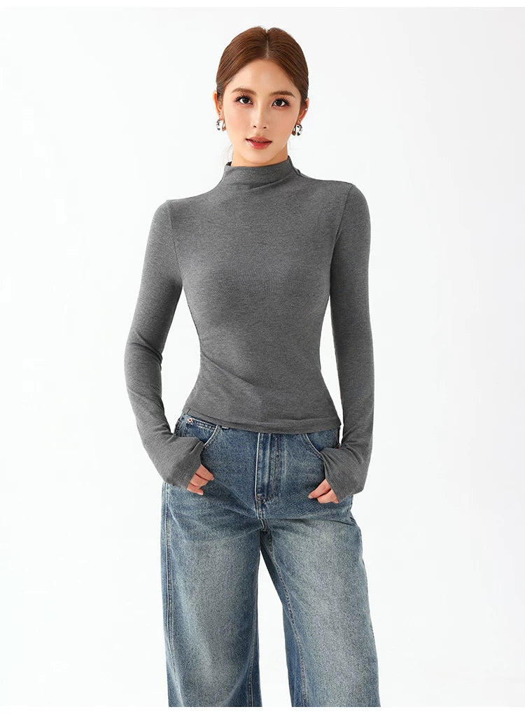 Celeste Mock Neck Top