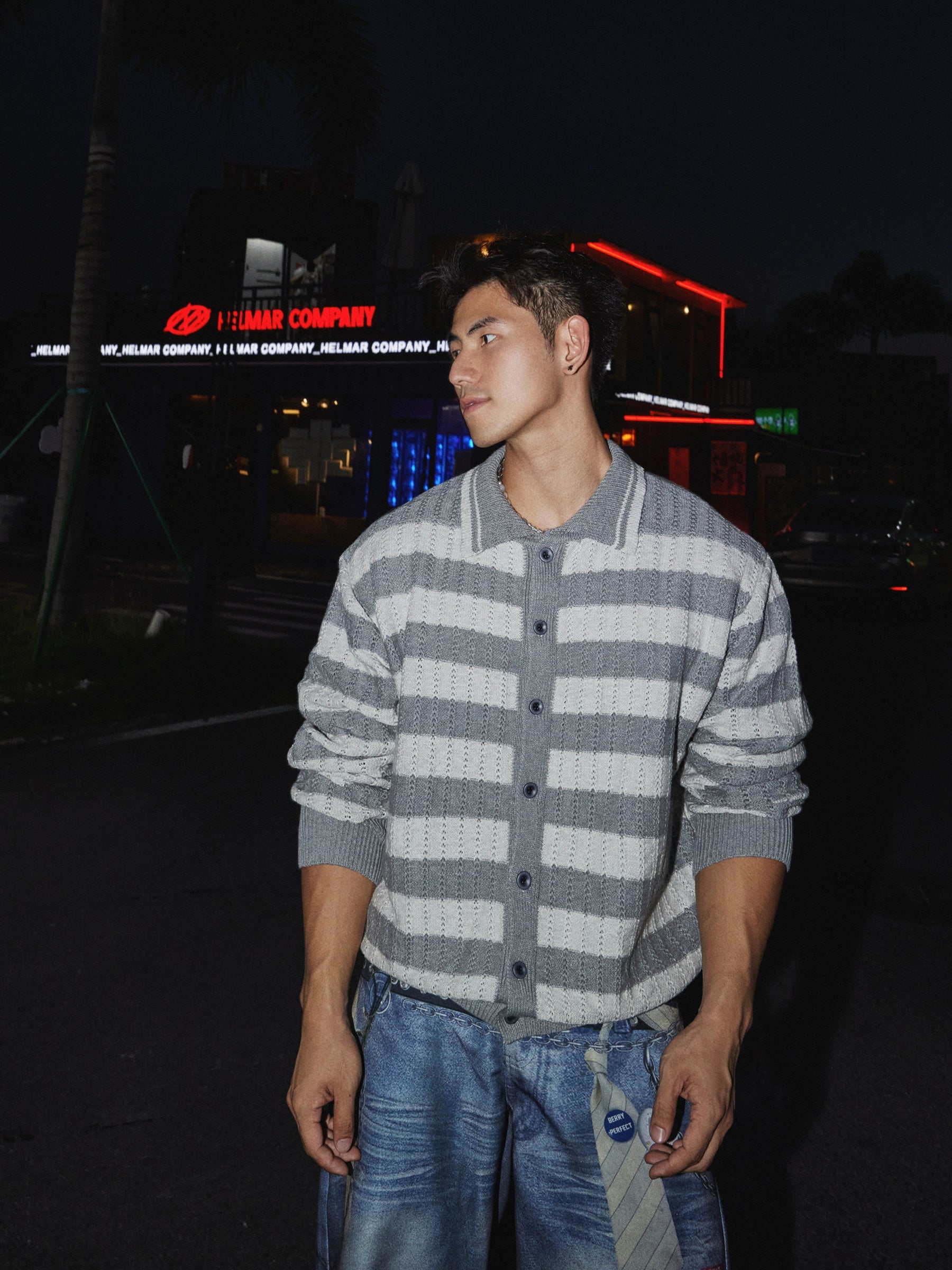 Breeze Striped Cardigan