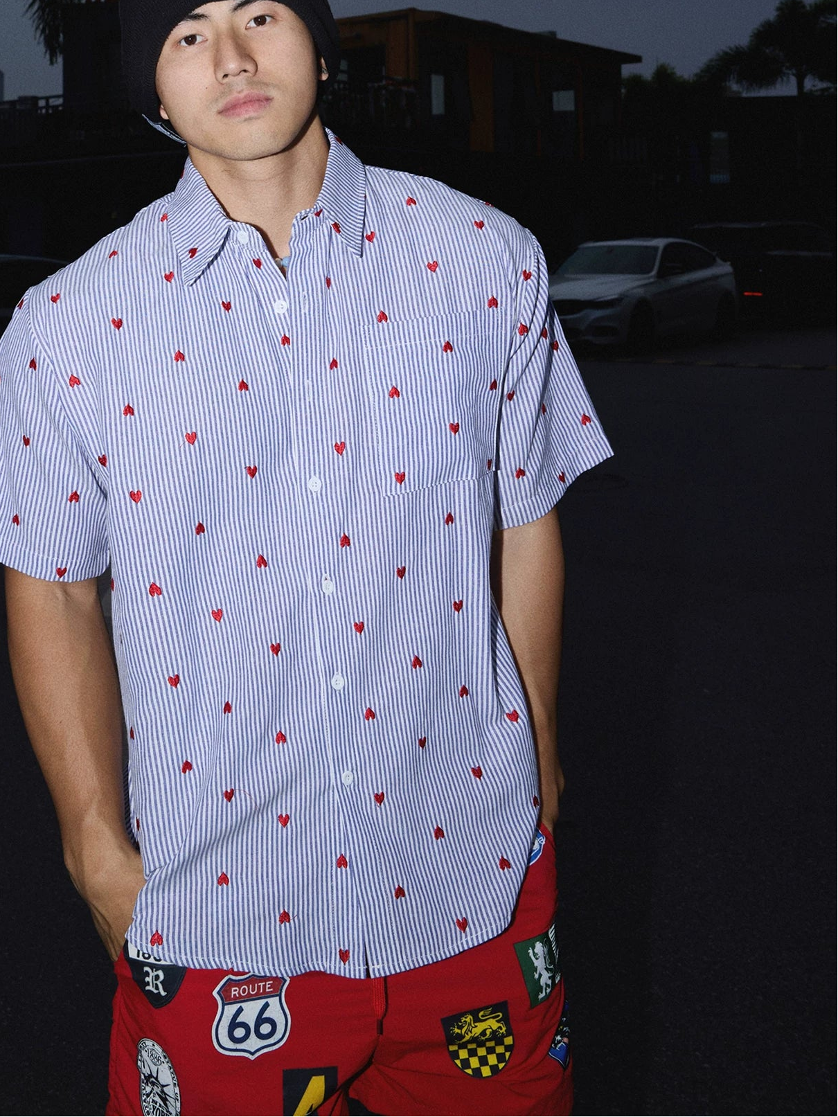 Sweetheart Stripe Poplin Shirt