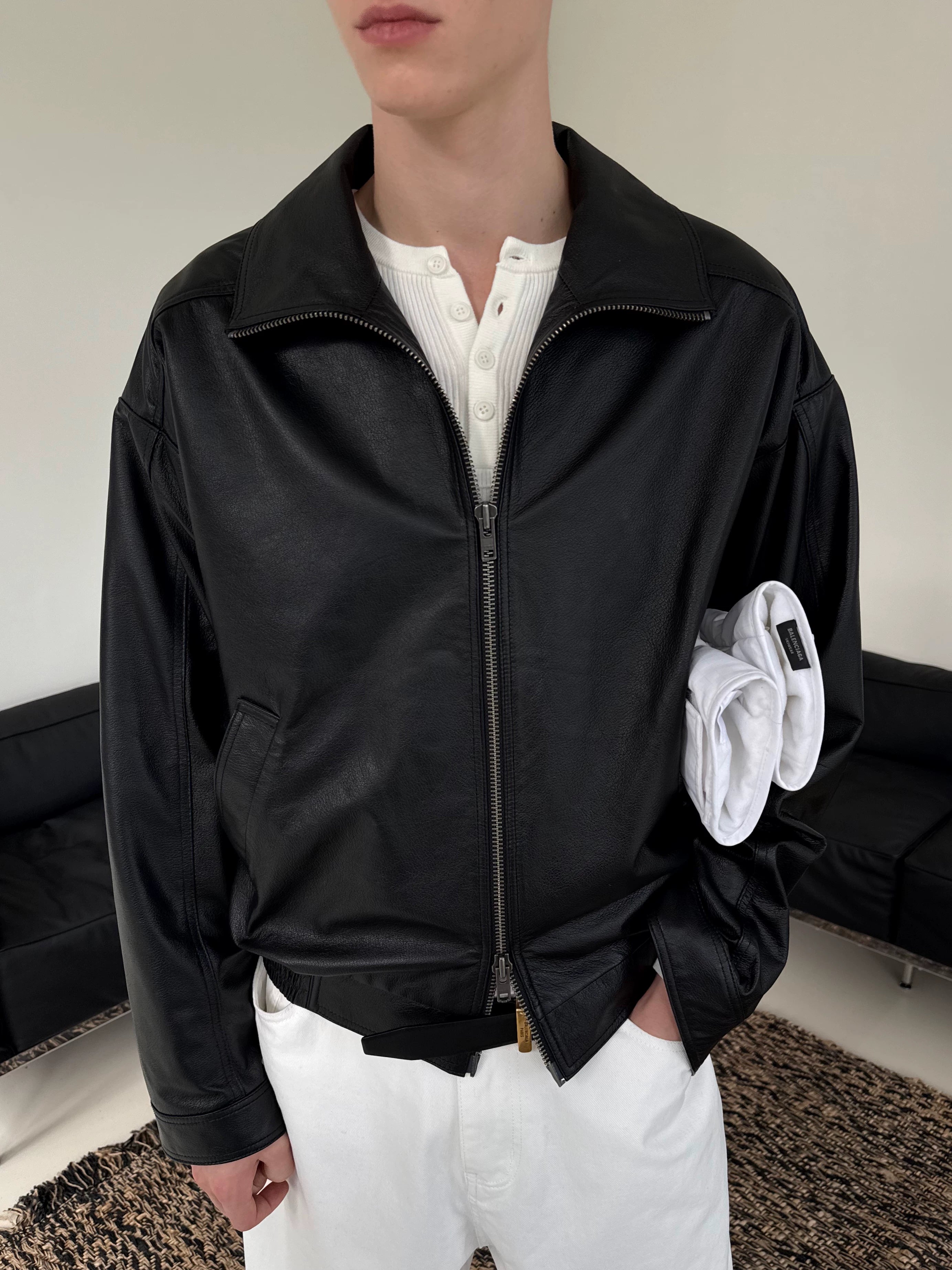 Jet Signal Cropped Blouson
