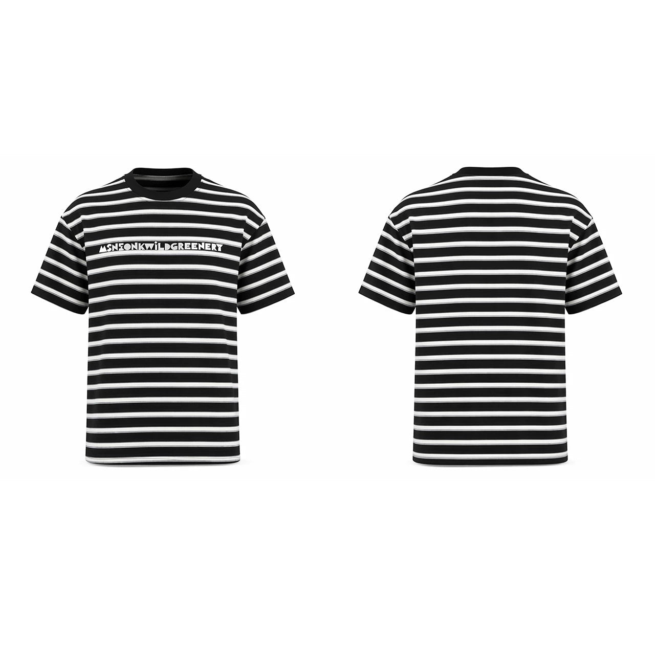 Static Signal Striped Tee
