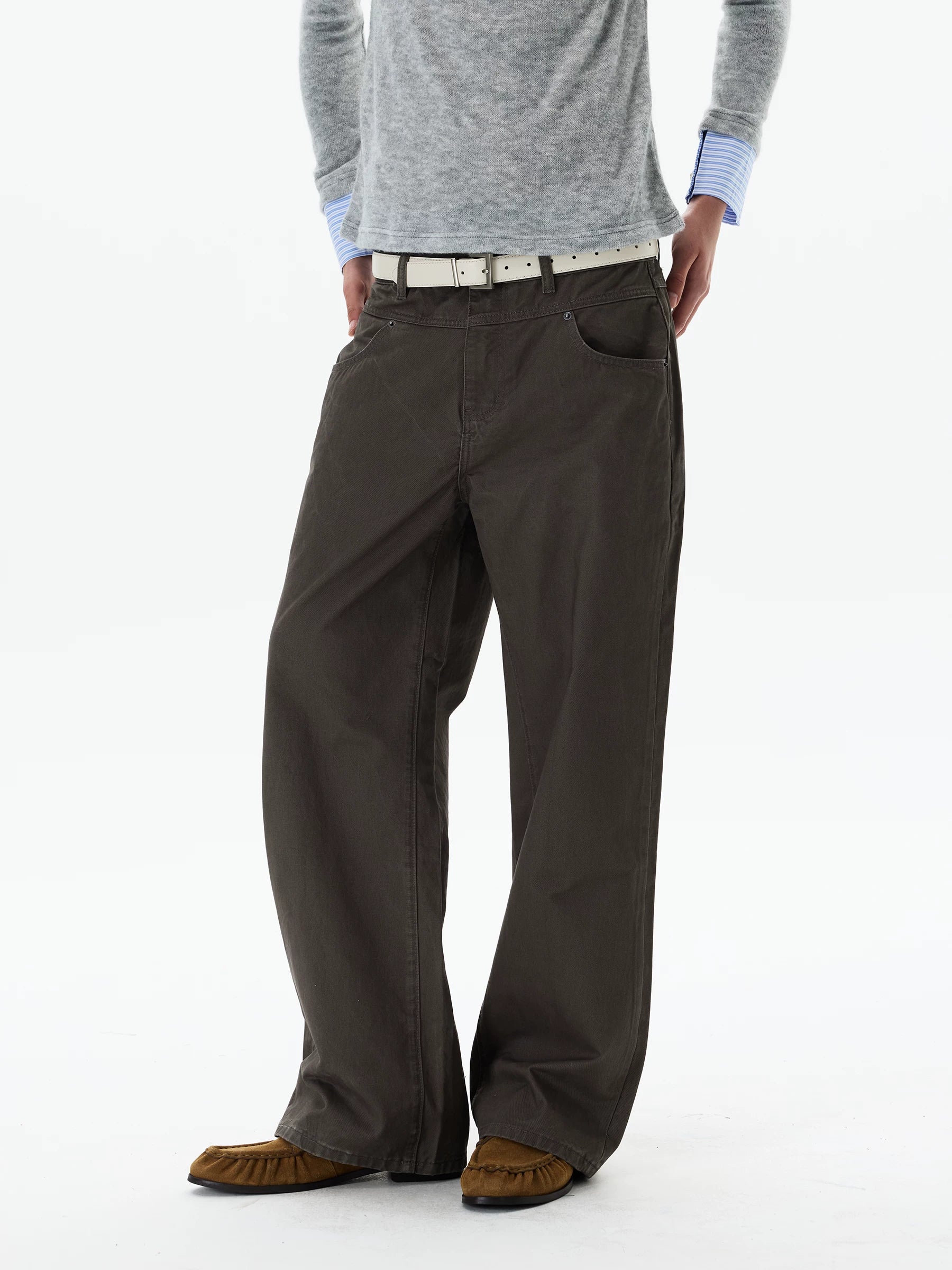 Drape Wide Chino Pants