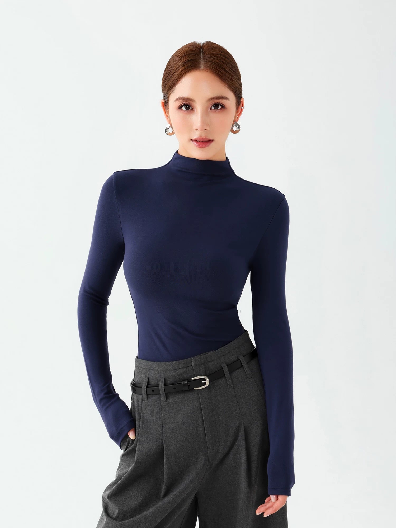 Celeste Mock Neck Top
