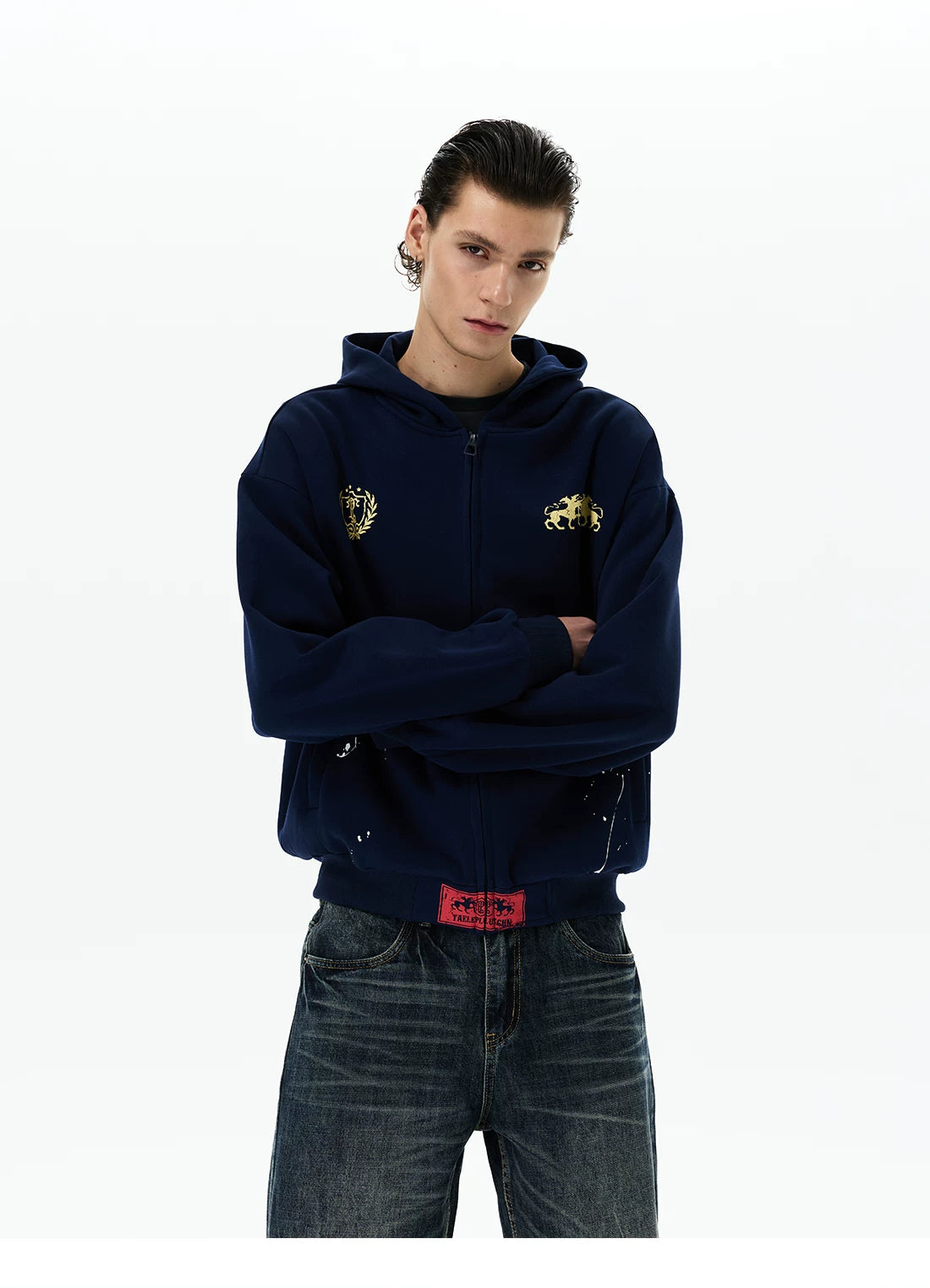 Regal Crest Unicorn Zip Hoodie