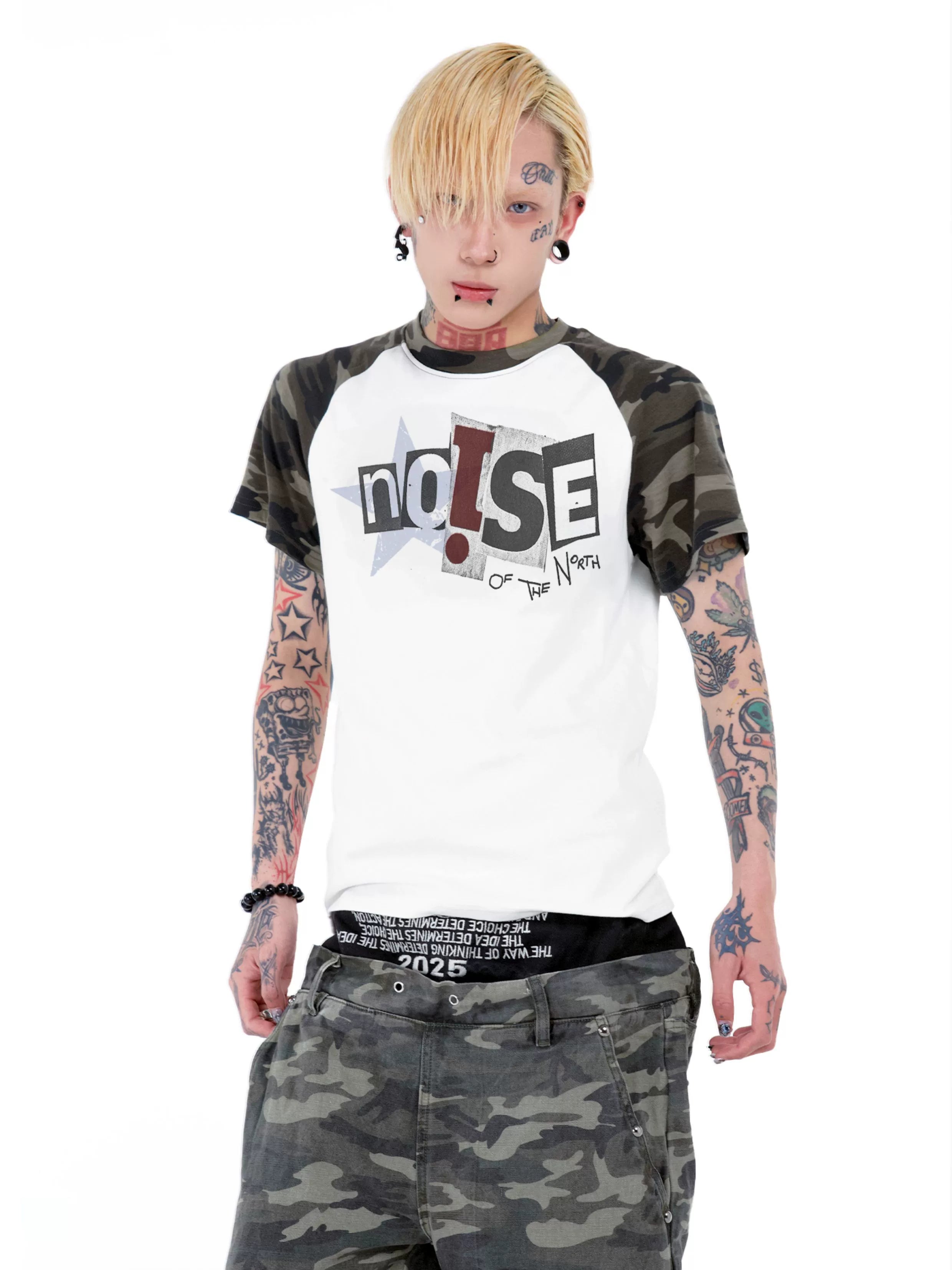 Camo Noise North Star Tee