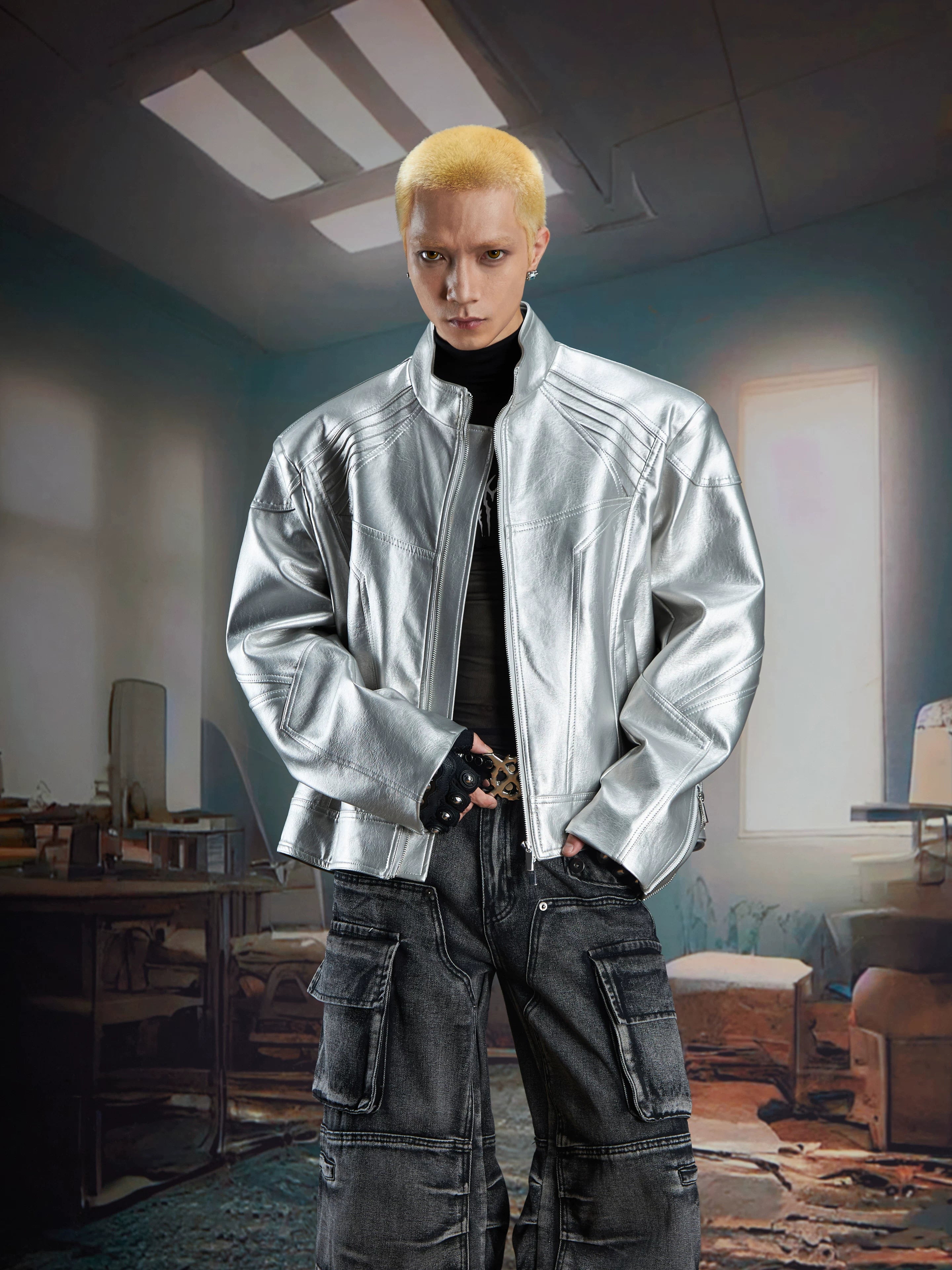 Nebula Spire Moto Jacket