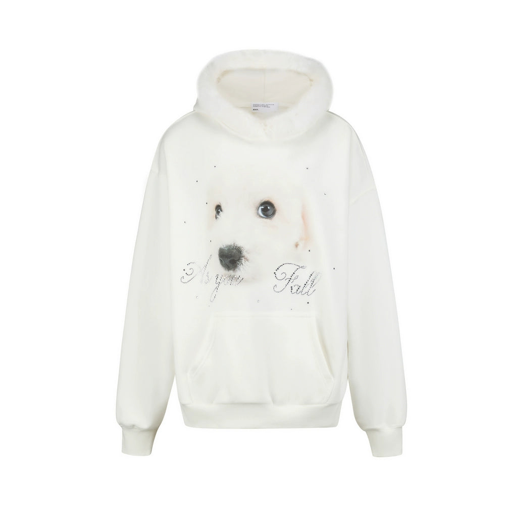 Dog Print Hoodie