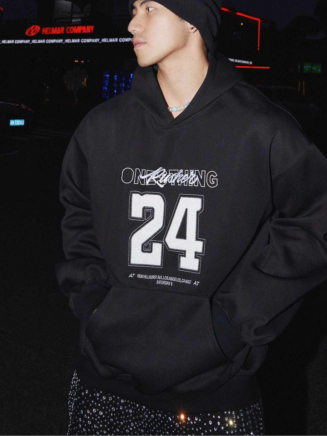 Varsity Number 24 Graphic Hoodie