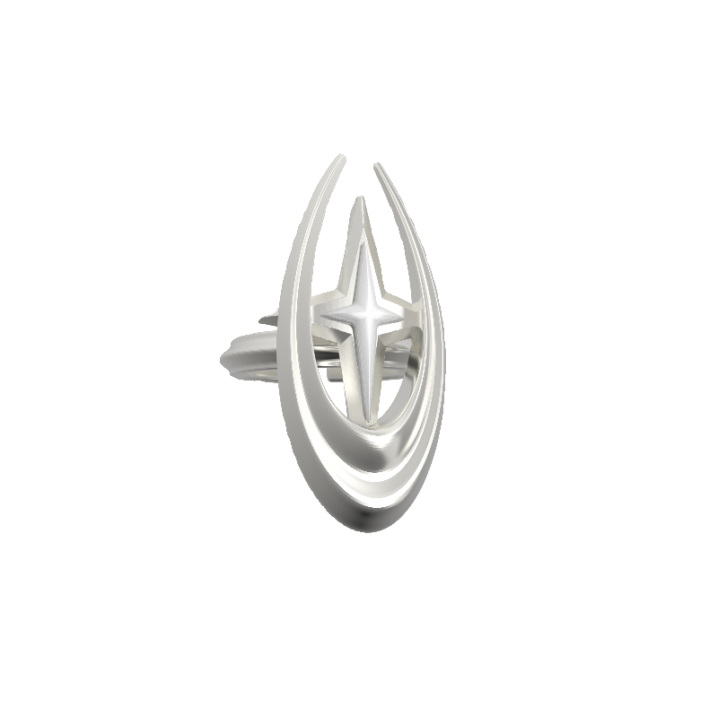 Abstract Face Ring