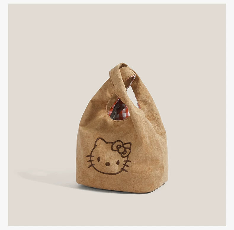 Gingerbread Kitty Pocket Tote