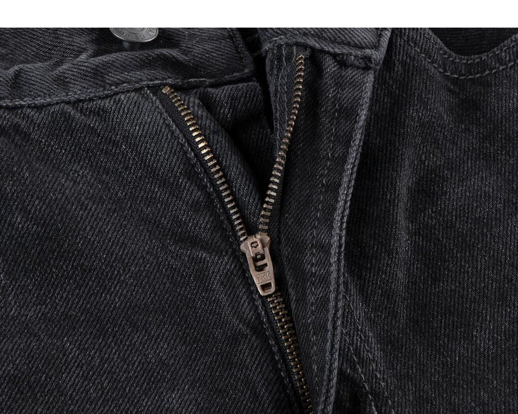 Coal Fade Wide-Leg Denim Pants