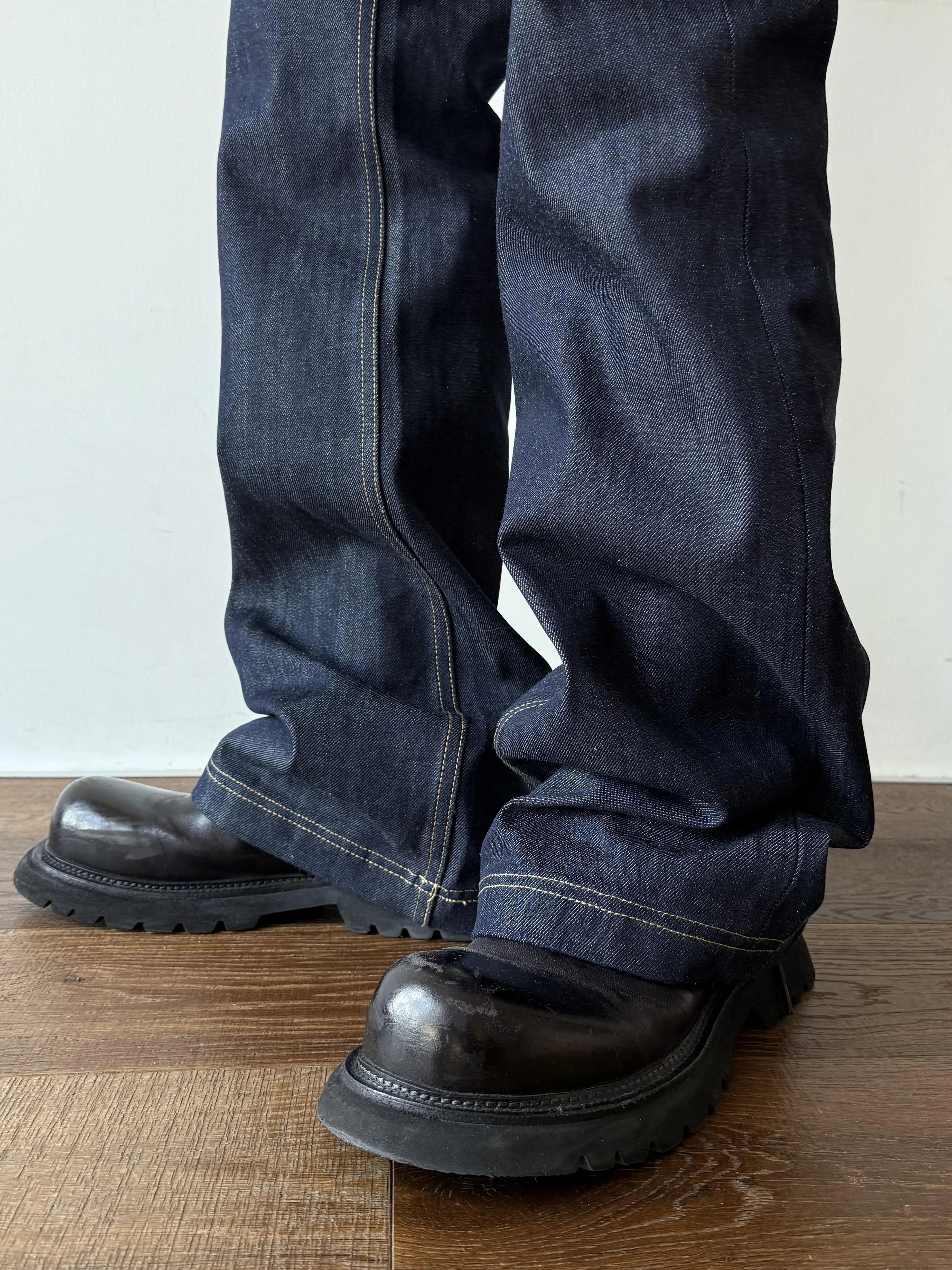 Dark Wash Classic Straight Leg Jeans