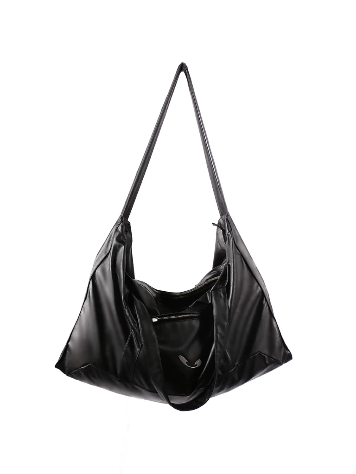 Slouchy Foldover Shoulder Tote Bag