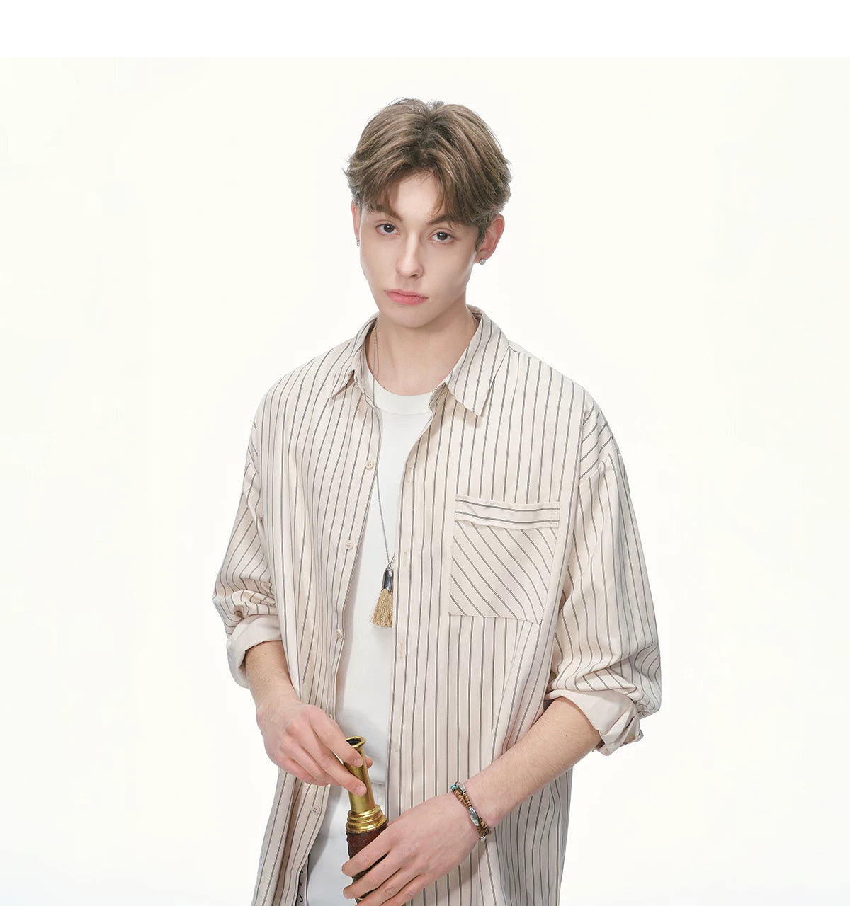 Coastline Vertical Stripe Easy Shirt