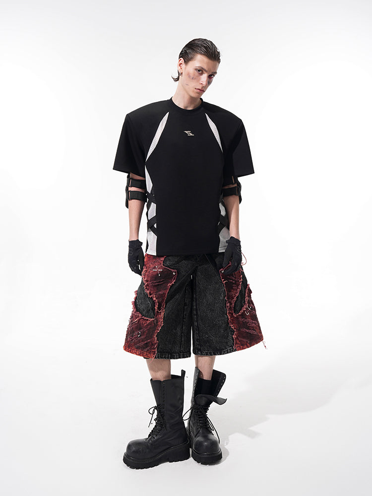 Mesh Panel Sport T-Shirt