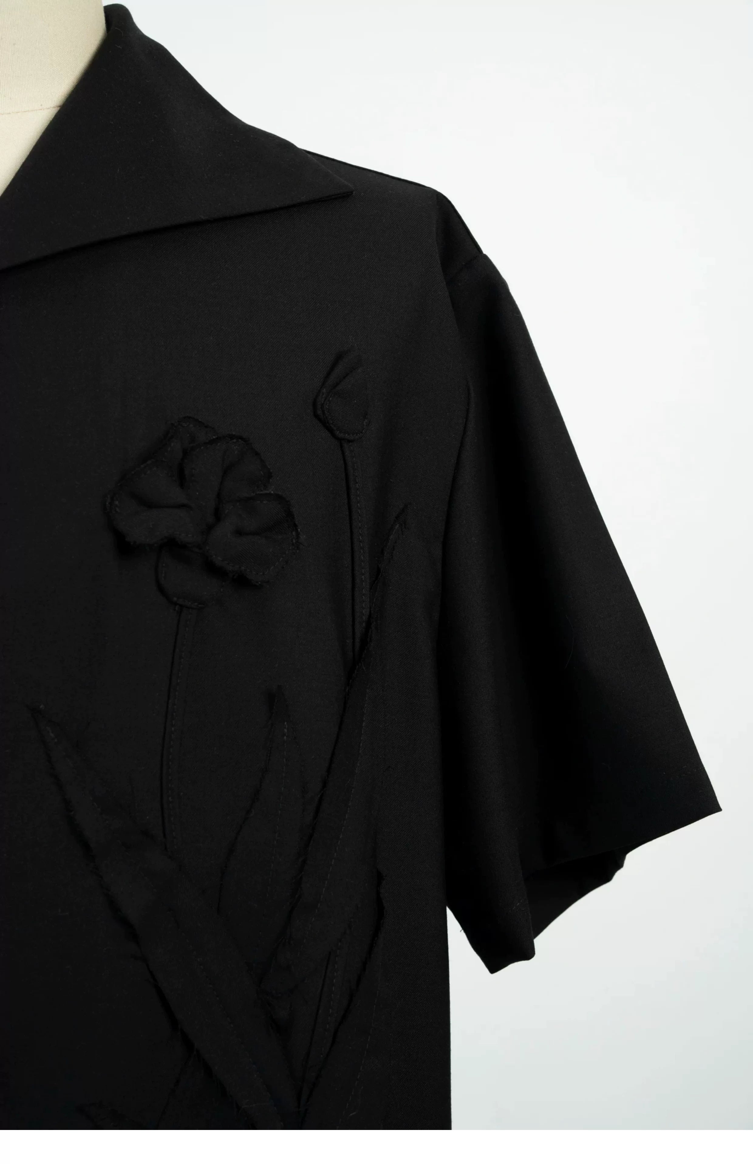 Obsidian Bloom Relief Camp Shirt