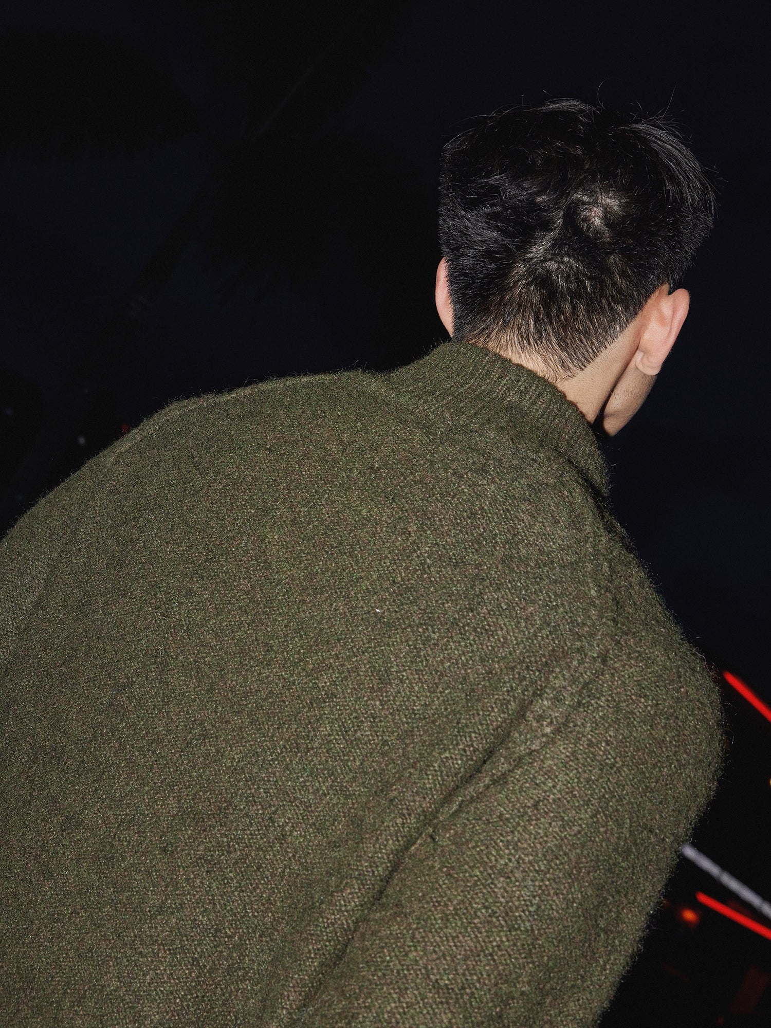 Arctic Mist Half-Zip Sweater