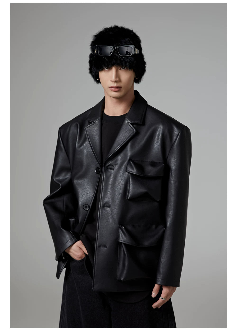 Midnight Vault Padded Pocket Blazer