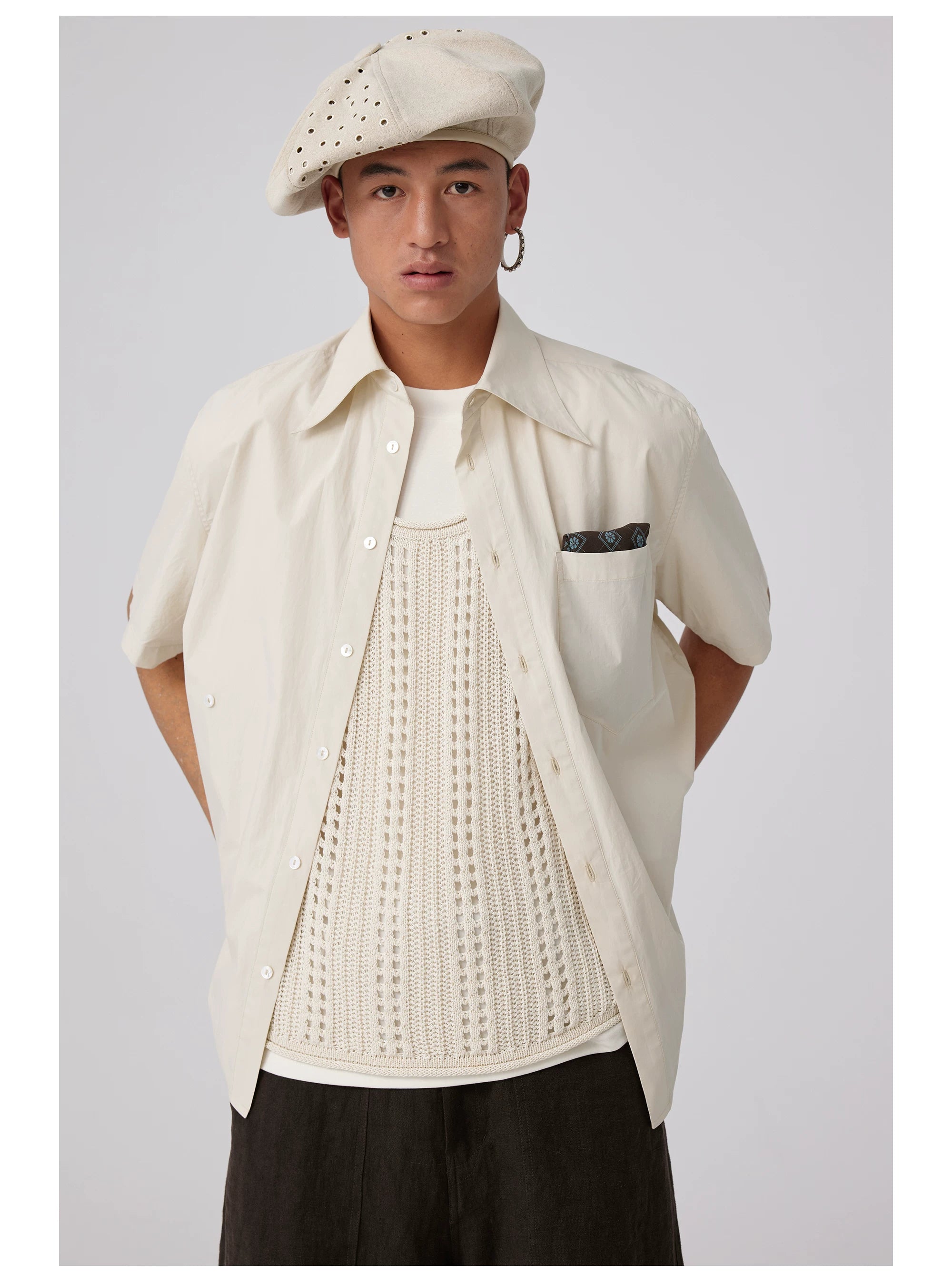 Skydrift Boxy Poplin Shirt