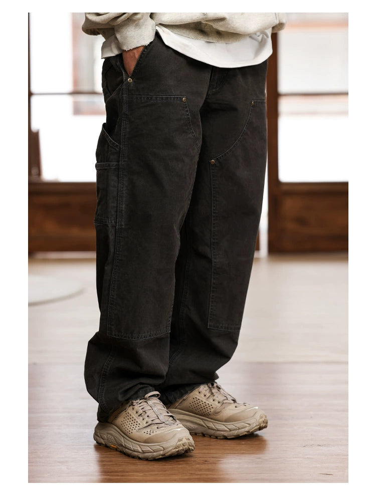 Multi-Pocket Double Knee Work Pants