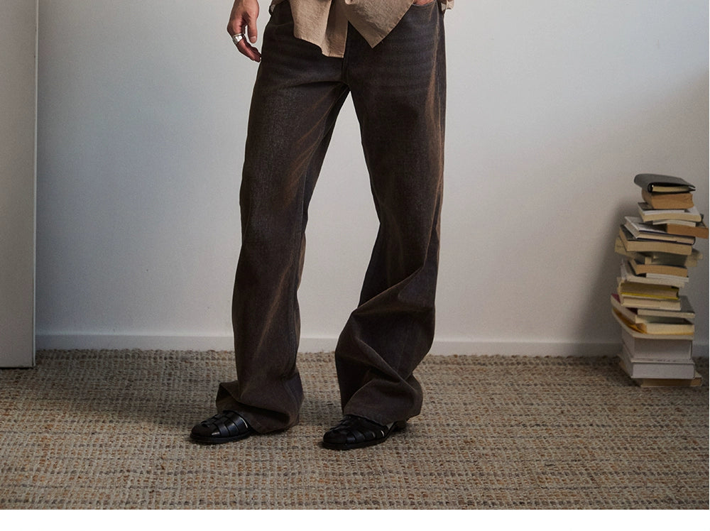 Rust Vintage Flare Jeans