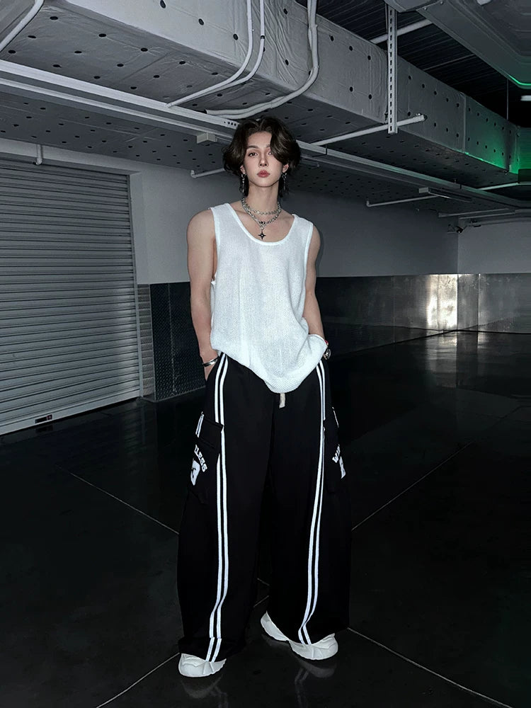 Railway Drift Mesh Drape Tank