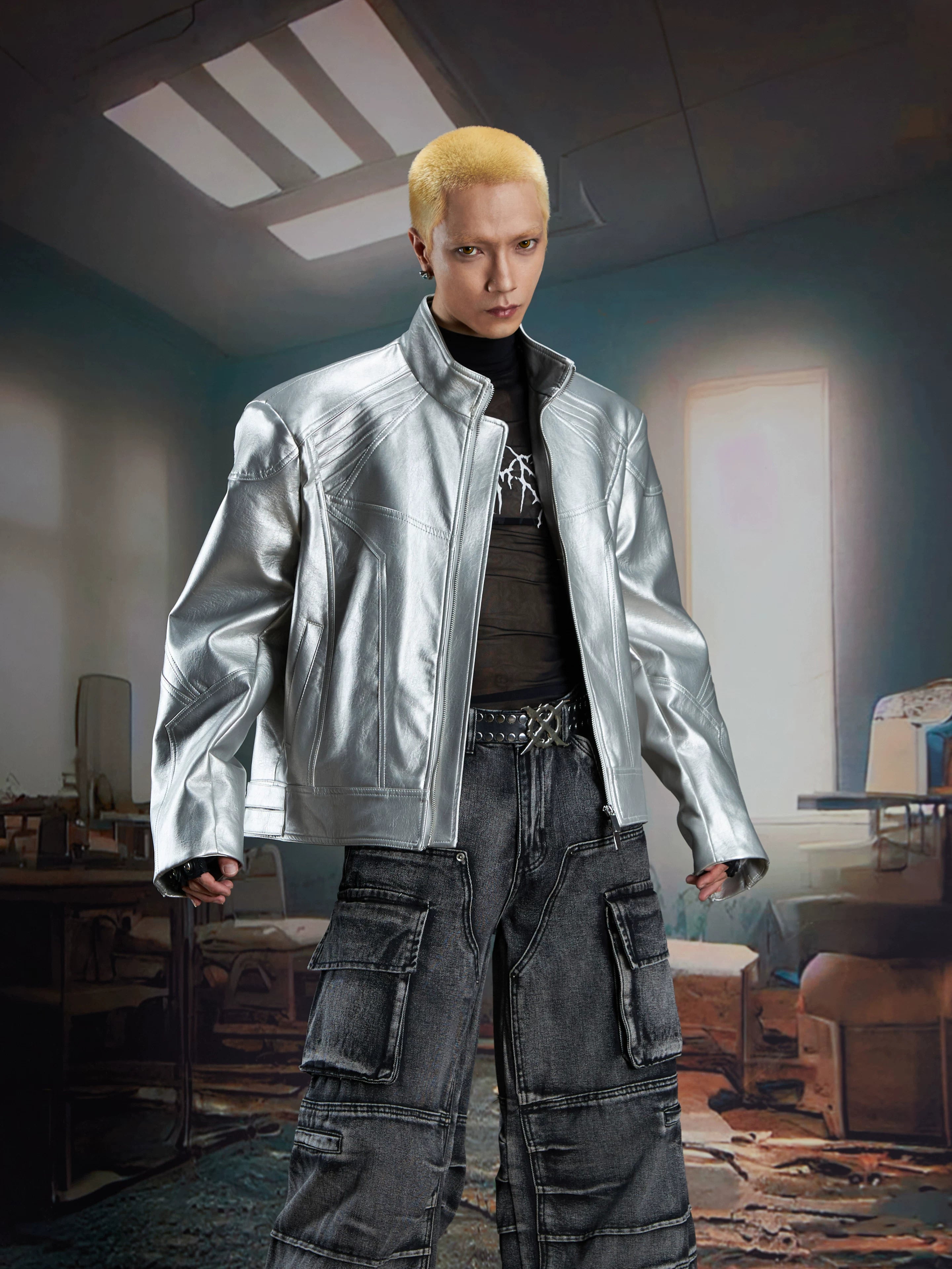 Nebula Spire Moto Jacket