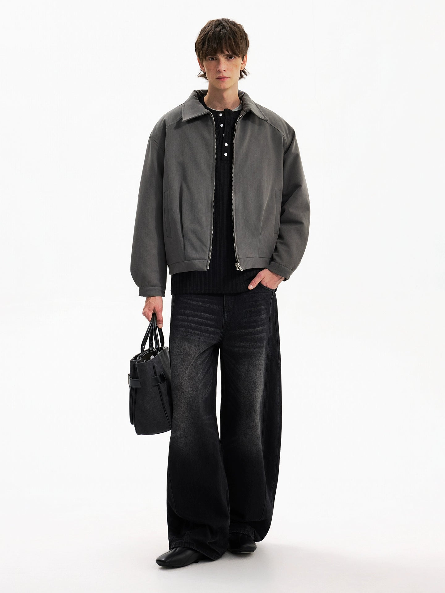 Slate Harbor Minimalist Jacket