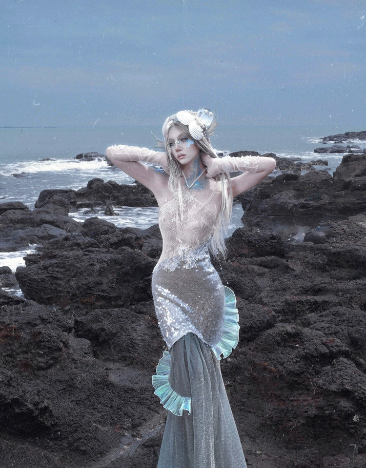 Polarized Gown Mermaid Dress