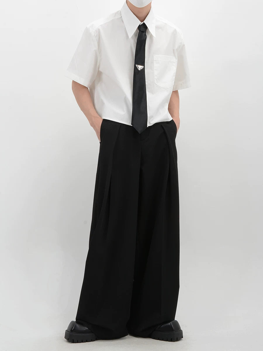 Inkline Boxy Crop Shirt
