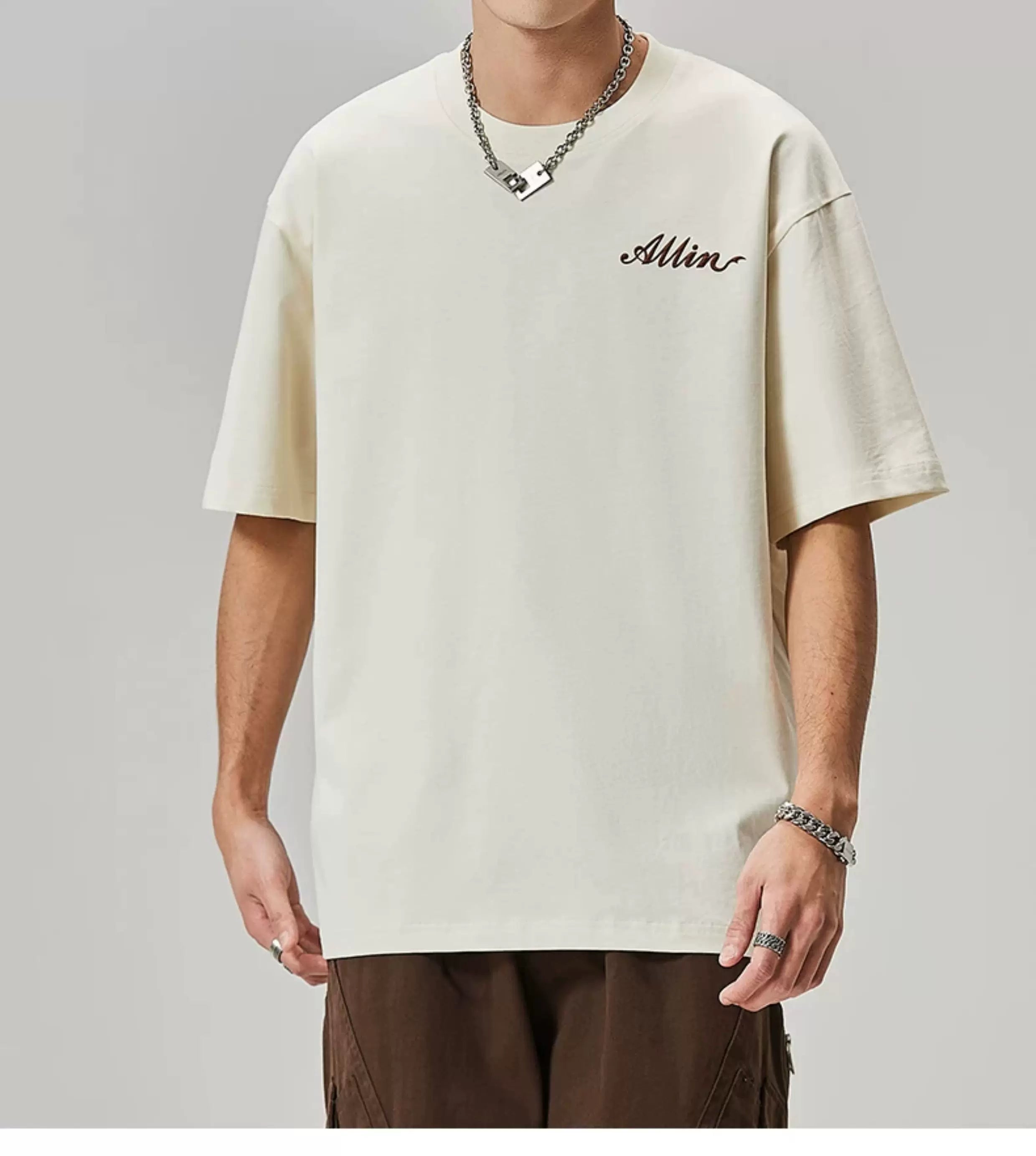 Heritage Script Graphic Oversized Tee