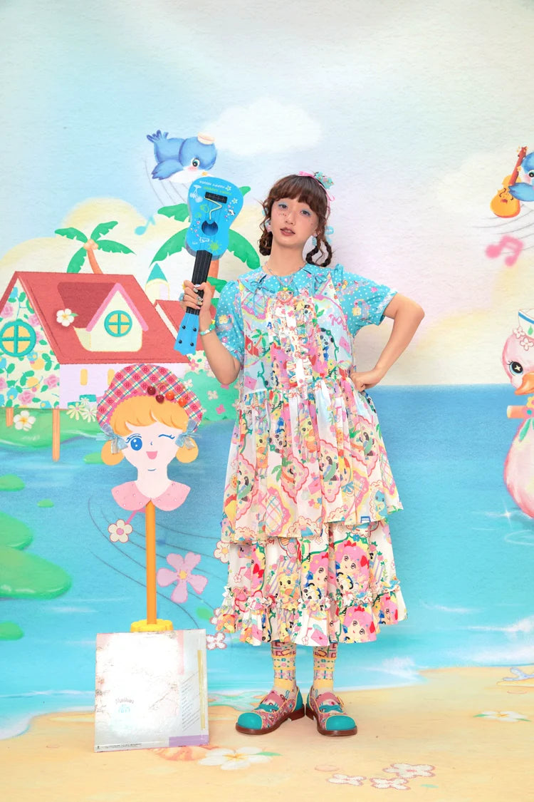 Summer Paradise Tiered Ruffle Dress