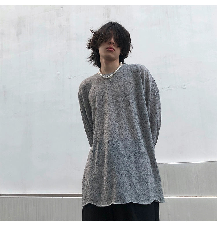 Cloudy Drape Oversized Knit Top