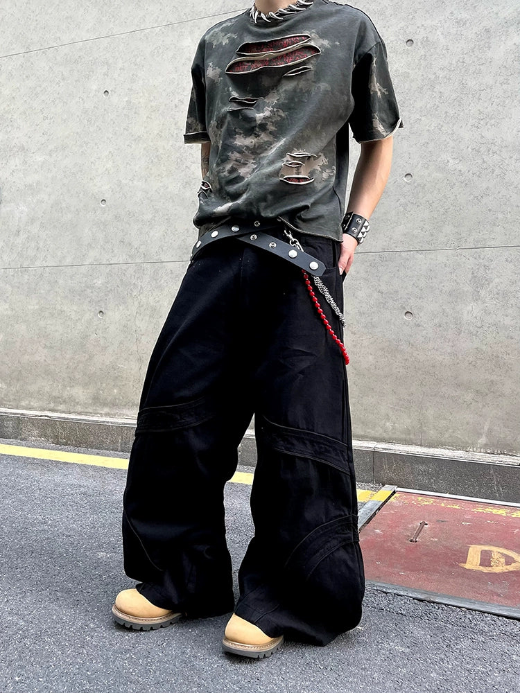 Vintage Baggy Black Streetwear Jeans