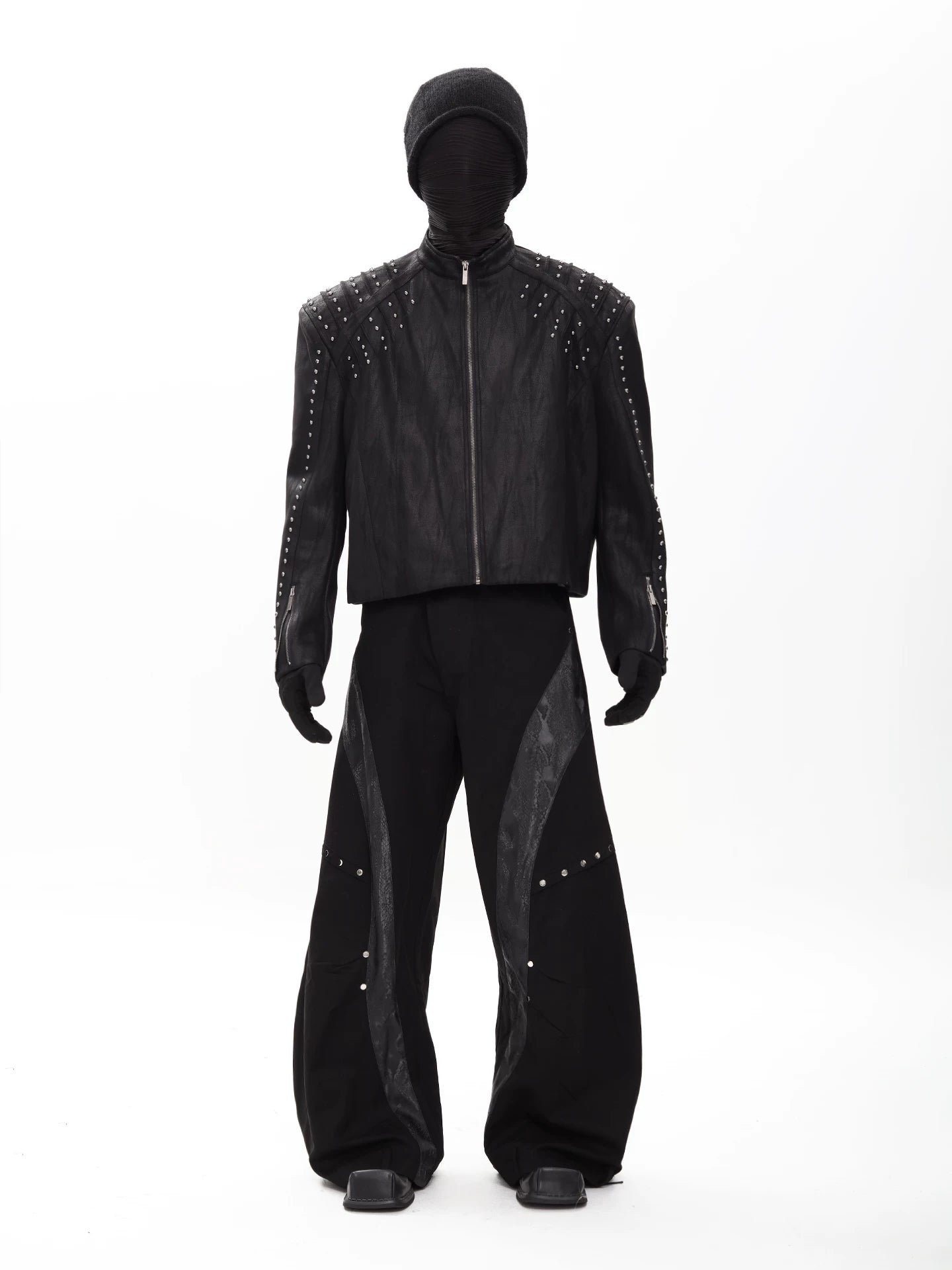Nocturne Shrapnel Studded Rider Jacket