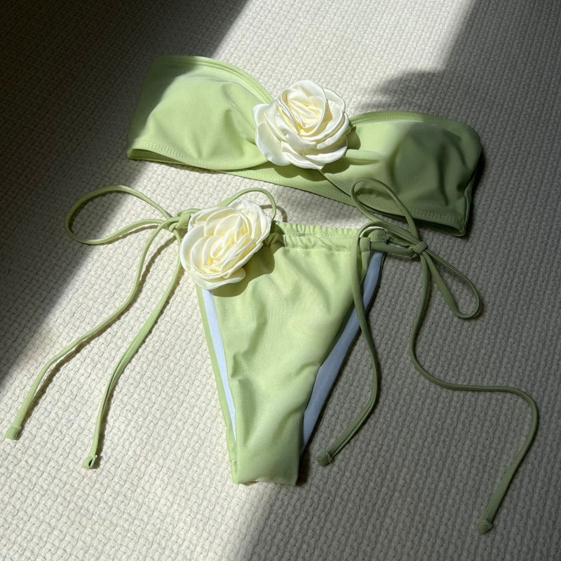 Bloom Crochet Maxi Bikini Set