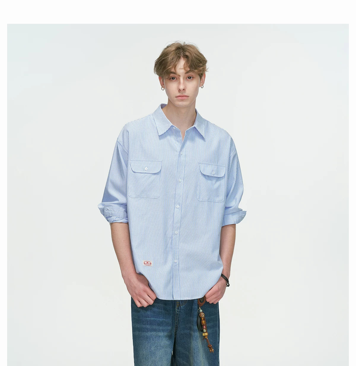 Skyline Pinstripe Utility Shirt