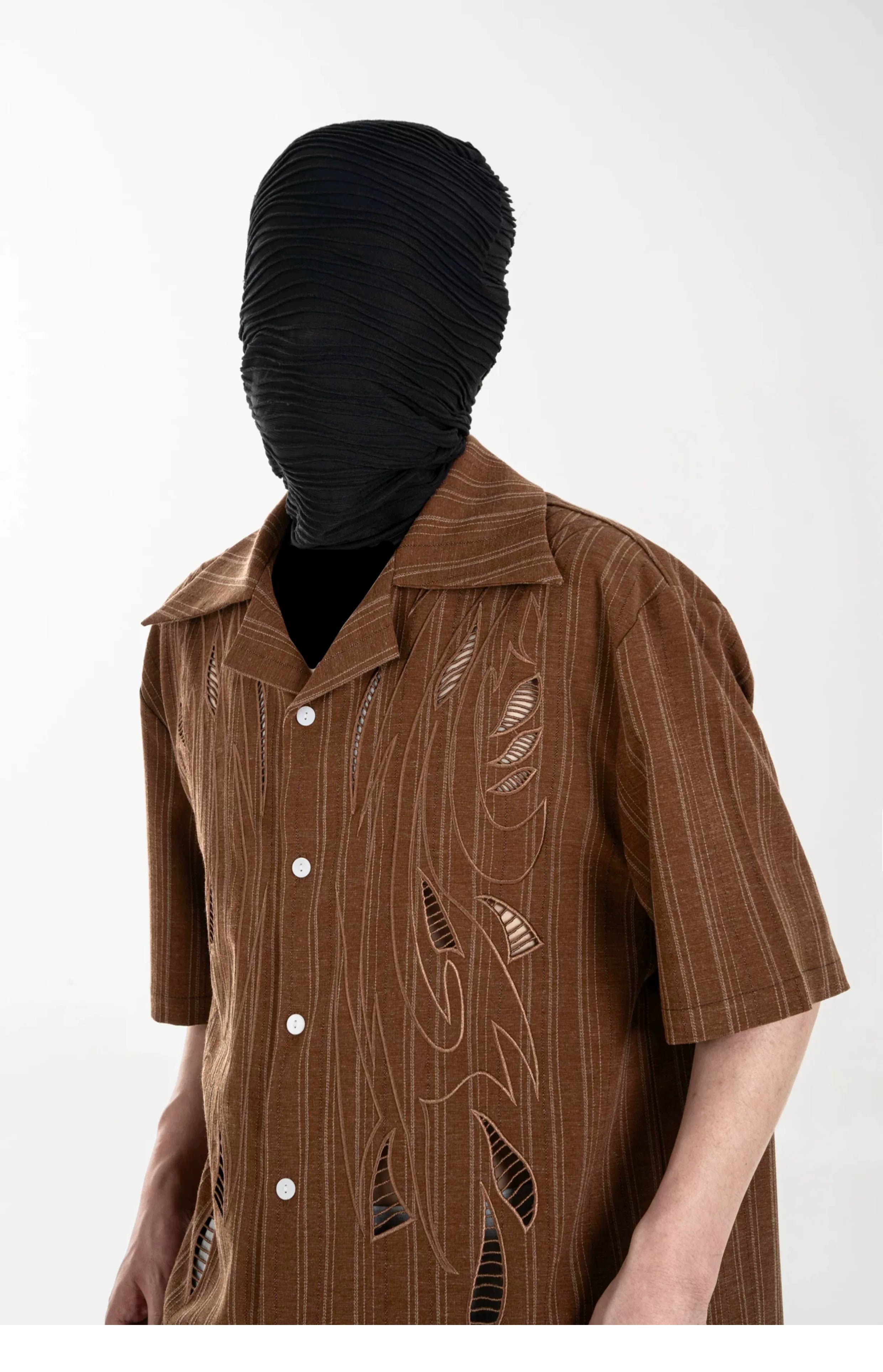 Amber Ember Cutout Camp Shirt
