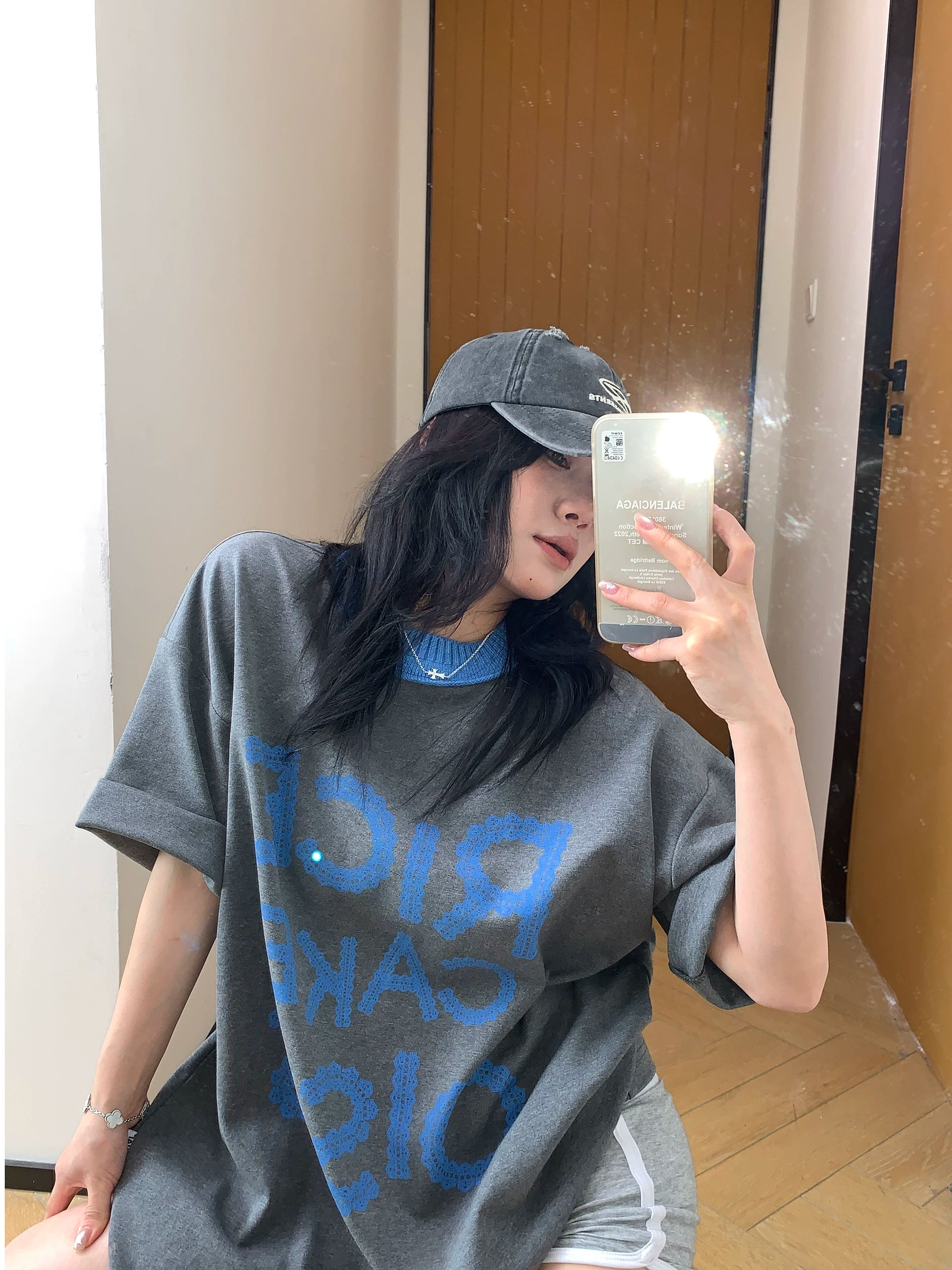 Charcoal Bubble Logo Tee