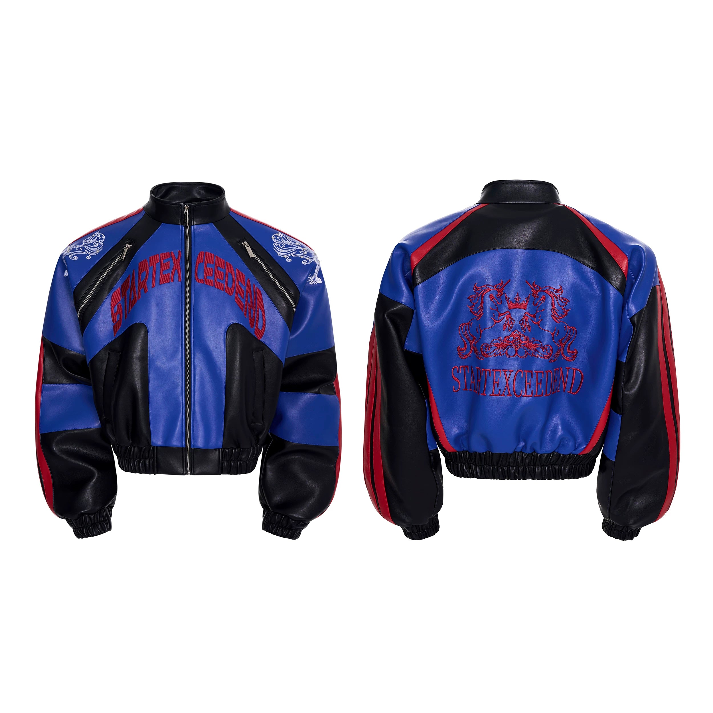 Circuit Racer PU Leather Jacket