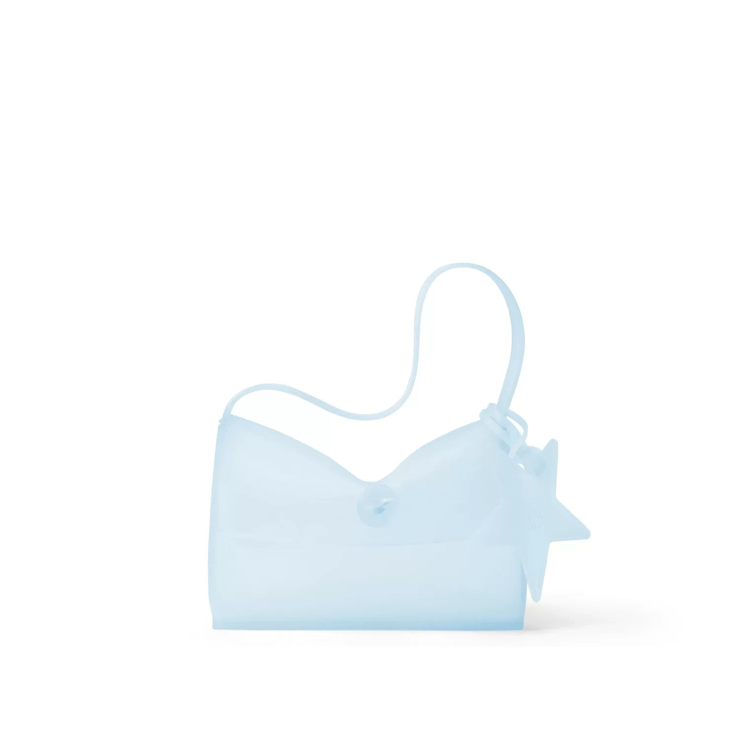 Translucent Star Jelly Shoulder Bag - Ice Blue
