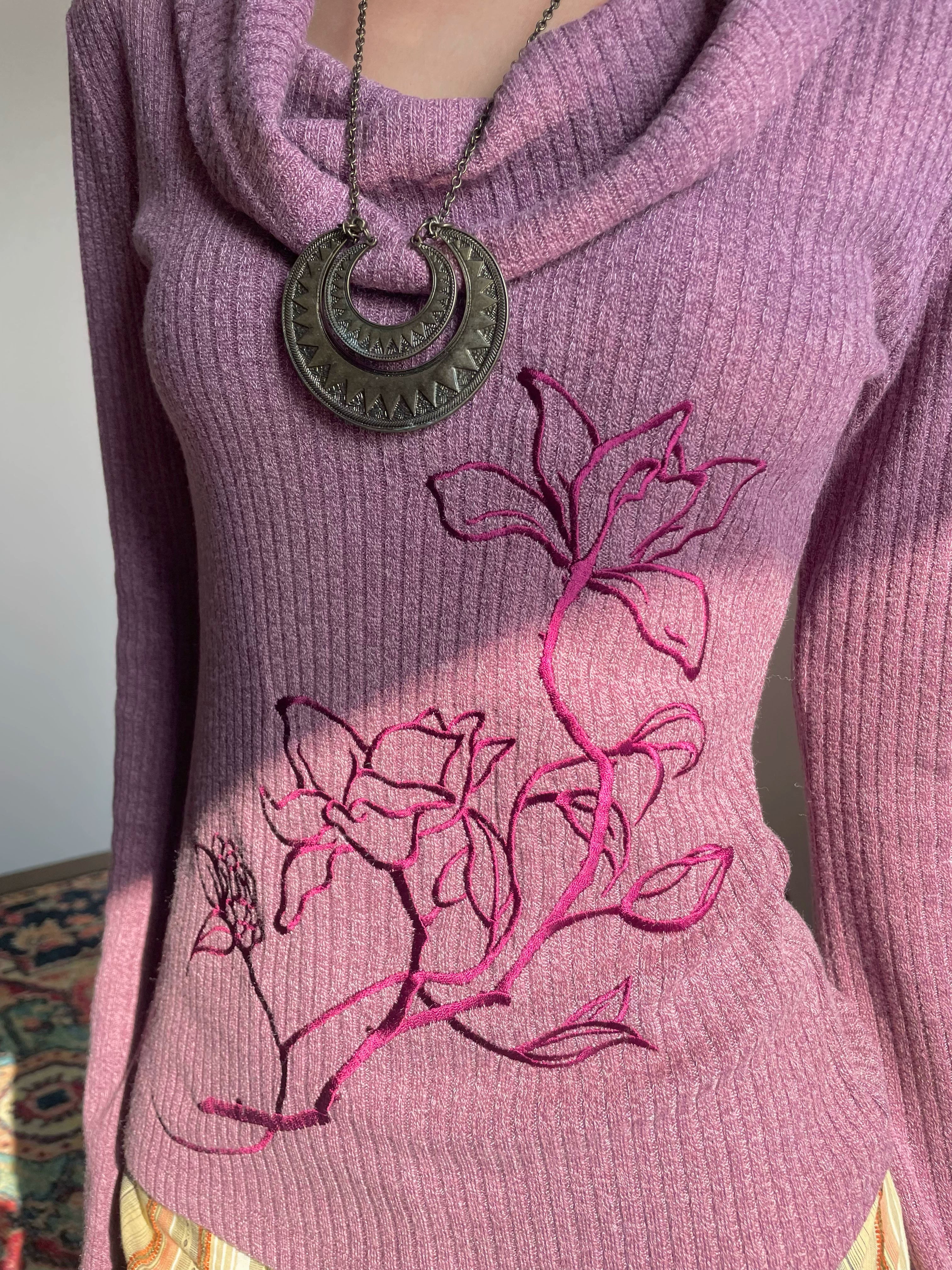 Lotus Cowl Sweater
