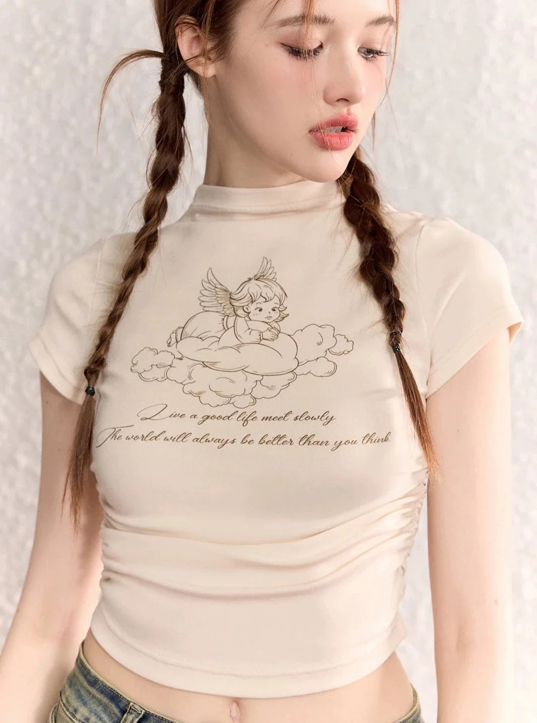 Angel Short Sleeve T-Shirt - chiclara