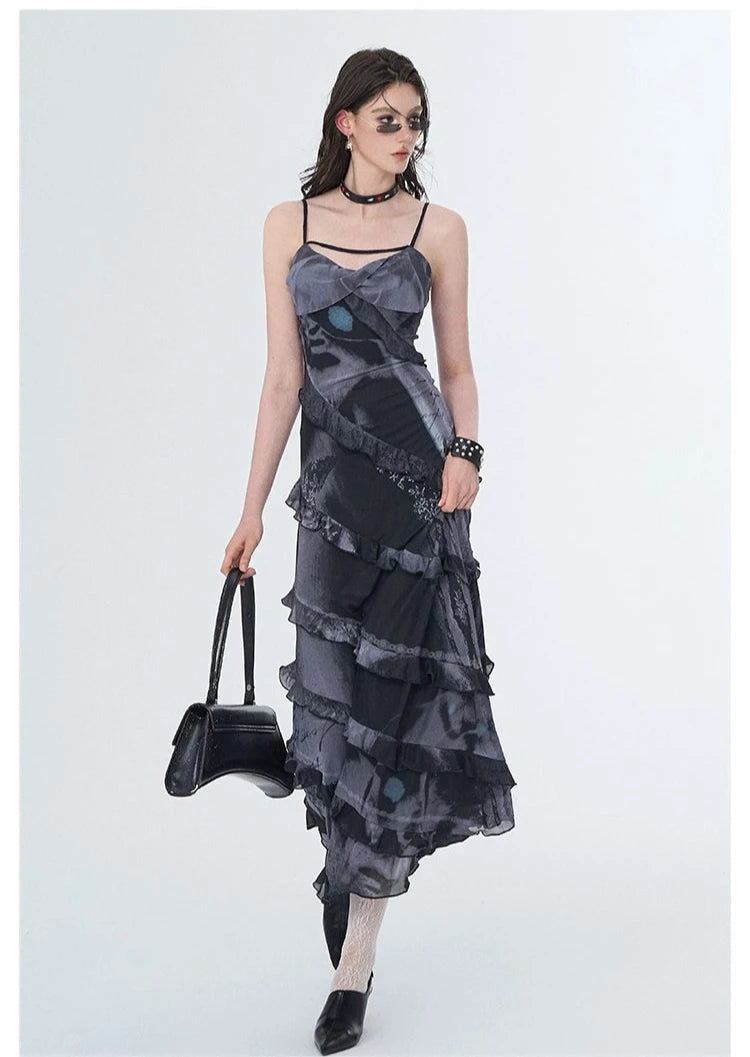 Of Akiva Ruffled Maxi Dress Collection