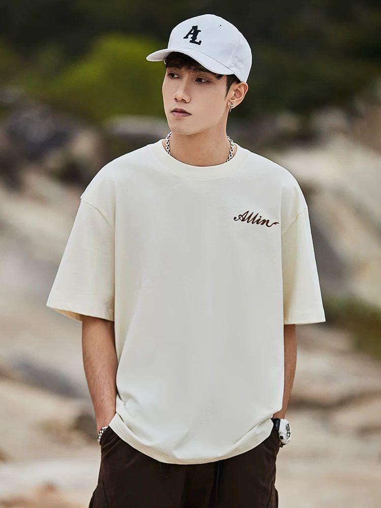 Heritage Script Graphic Oversized Tee